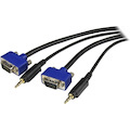 StarTech.com 6 ft Coax High Resolution Monitor VGA Cable w/ Audio - HD15 M/M