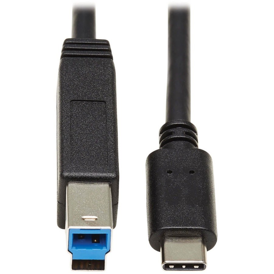 Eaton Tripp Lite Series USB-C to USB-B Cable (M/M) - USB 3.2 Gen 2 (10 Gbps), Thunderbolt 3 Compatible, 20 in. (51 cm)