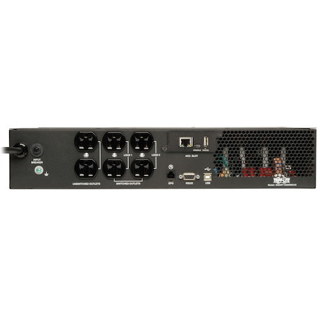 Eaton Tripp Lite Series SmartPro 120V 1000VA 800W Line-Interactive Sine Wave UPS, 2U, WEBCARDLX, LCD, USB, DB9, 6 Outlets