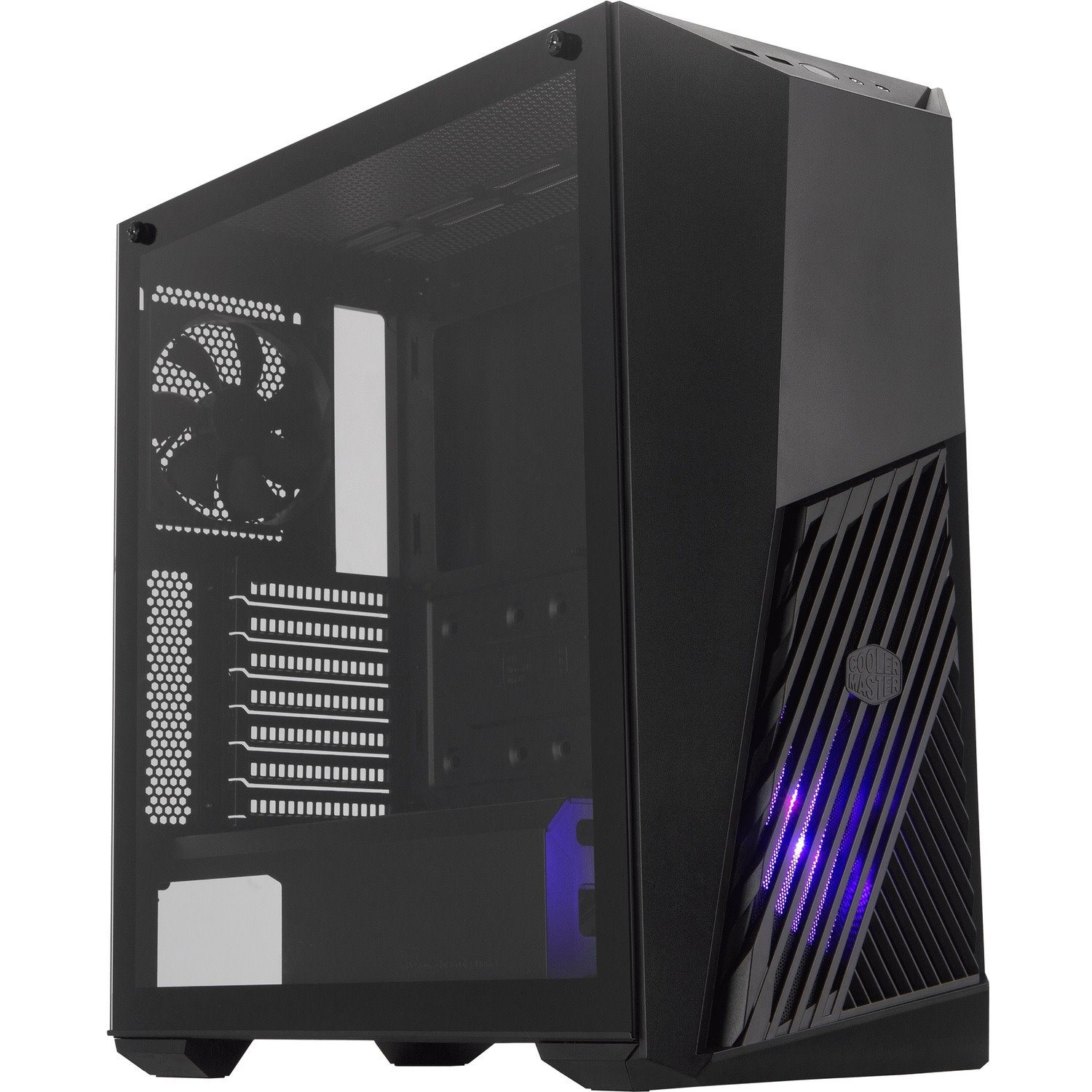 Cooler Master MasterBox MCB-K501L-KGNN-SR1 Gaming Computer Case - EATX, SSI CEB, ATX Motherboard Supported - Mid-tower - Steel, Mesh, Plastic, Acrylic - Black