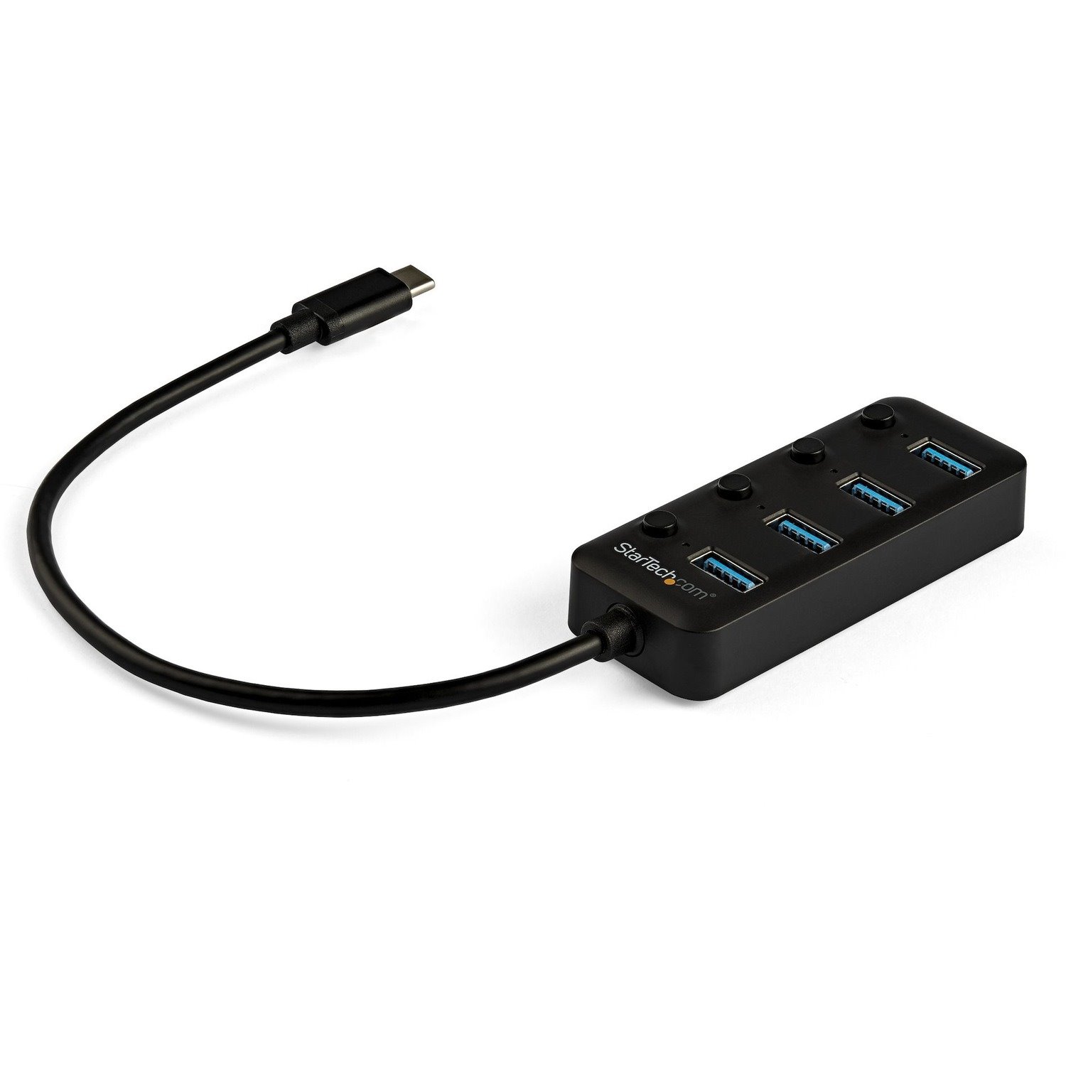 StarTech.com 4 Port USB C Hub - 4x USB 3.0 Type-A with Individual On/Off Port Switches - SuperSpeed 5Gbps USB 3.2 Gen 1 - Bus Powered