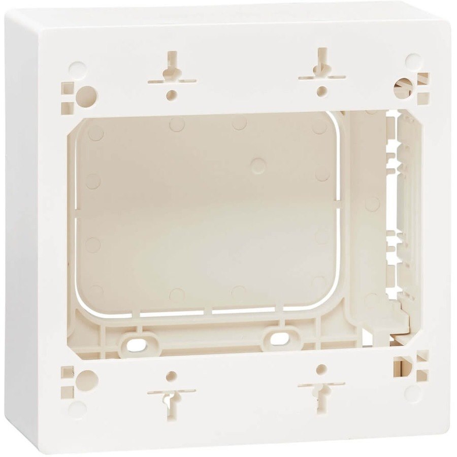 Tripp Lite by Eaton Double-Gang Surface-Mount Back Box, White, TAA