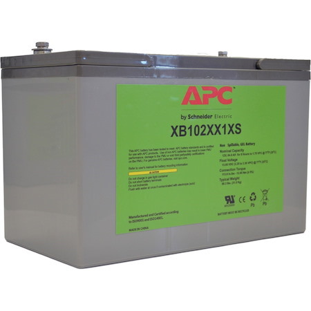 SmartUPS Industrial Battery 100Ah 12VDC Extended Temperature Shelf Mount