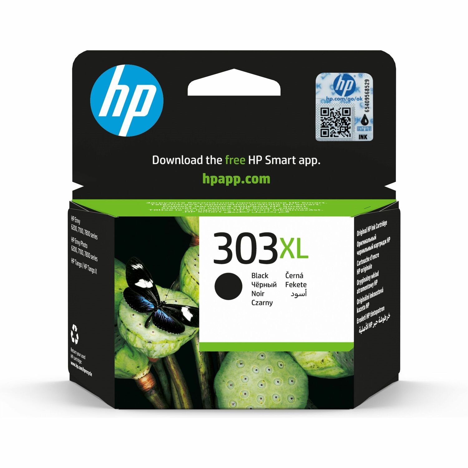 HP 303XL Original High Yield Inkjet Ink Cartridge - Black Pack