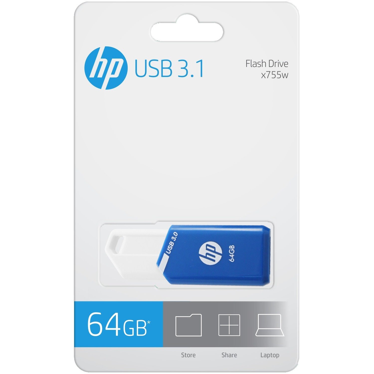 PNY Technologies HP 64GB X755W Usb 3.1