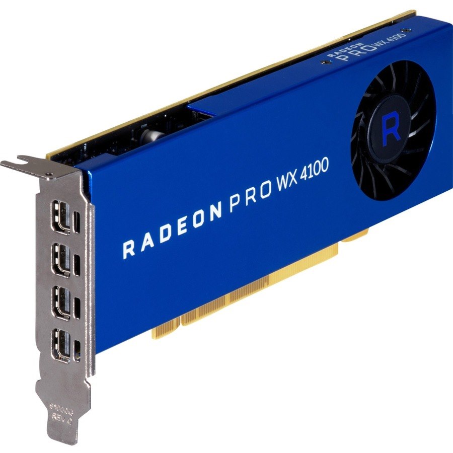 HP AMD Radeon Pro WX 4100 Grafische kaart - 4 GB GDDR5 - Low-profile