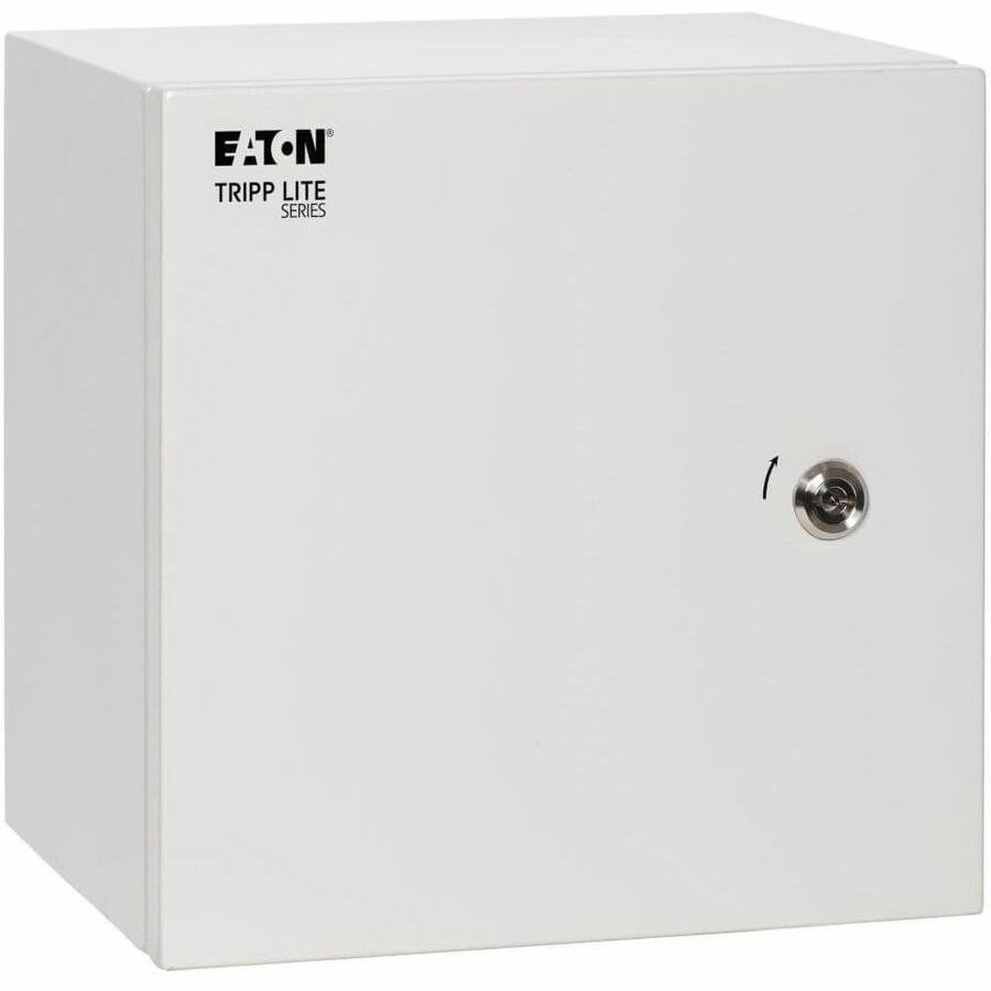 Eaton Tripp Lite Series SmartRack Outdoor Industrial Enclosure with Lock - NEMA 4, Surface Mount, Metal Construction, 12 x 12 x 6 in., Gray