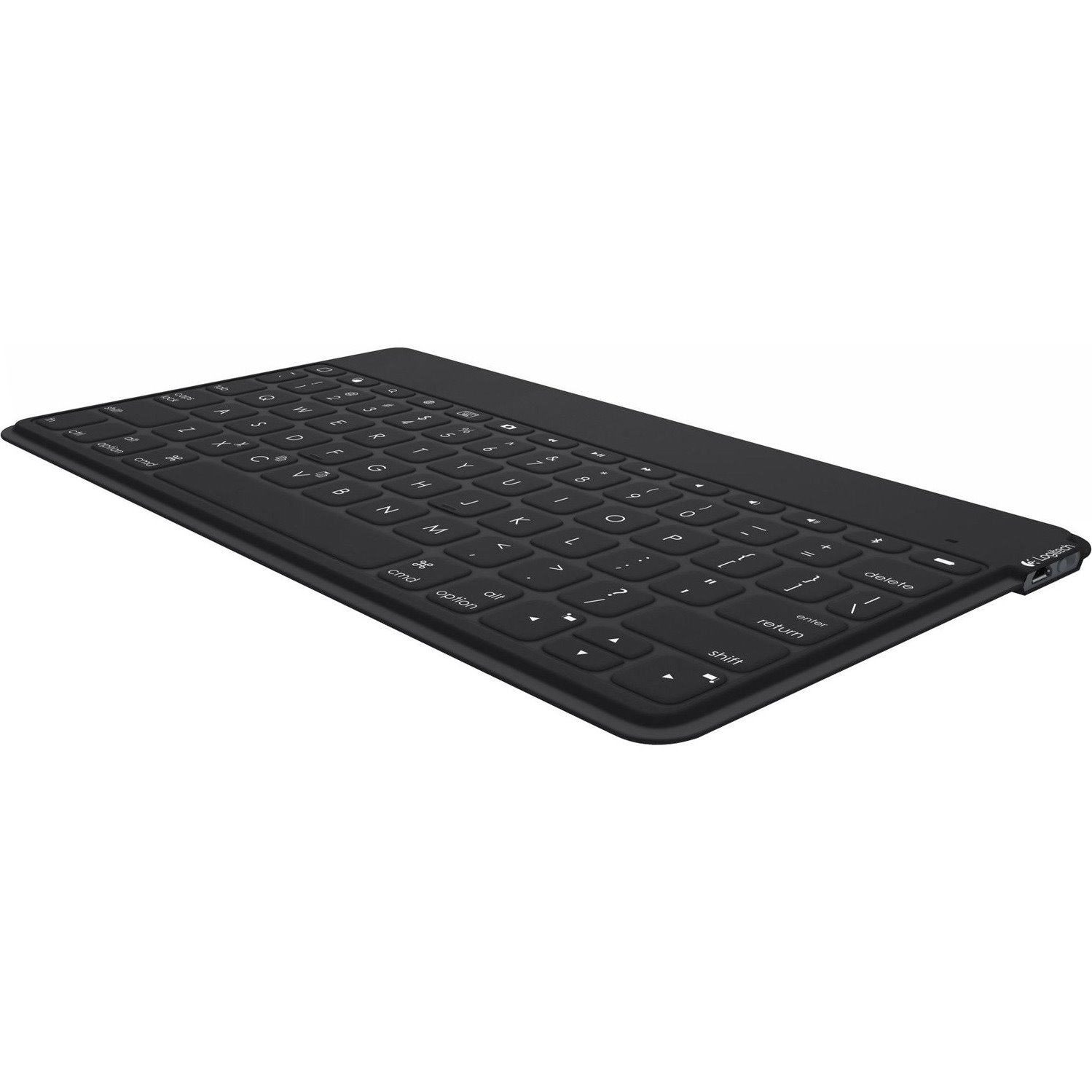 Logitech Keys-To-Go Keyboard - Wireless Connectivity - Italian - QWERTY Layout - Black