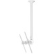 Atdec Telehook TH-3070-CTLW Ceiling Mount for Flat Panel Display - White