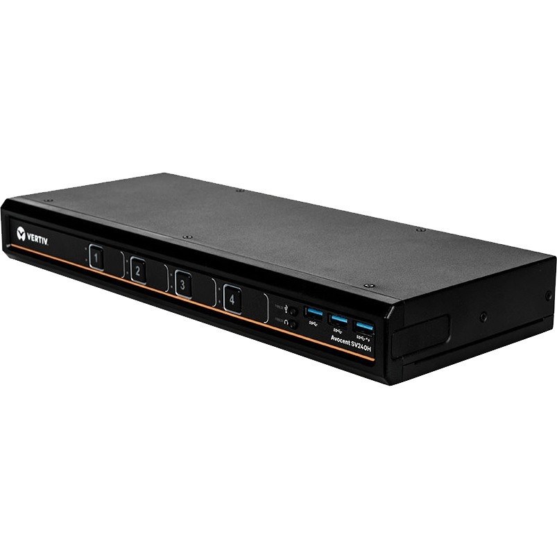 Vertiv Avocent SV220H Desktop KVM Switch | 4 Ports | HDMI | USB | Single Monitor