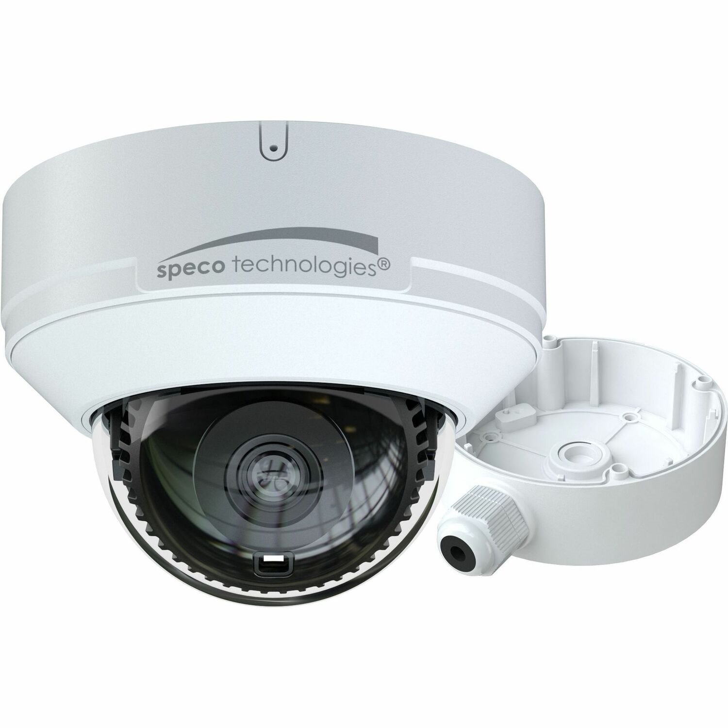 Speco O8D9 8 Megapixel Outdoor 4K Network Camera - Color - Dome - White