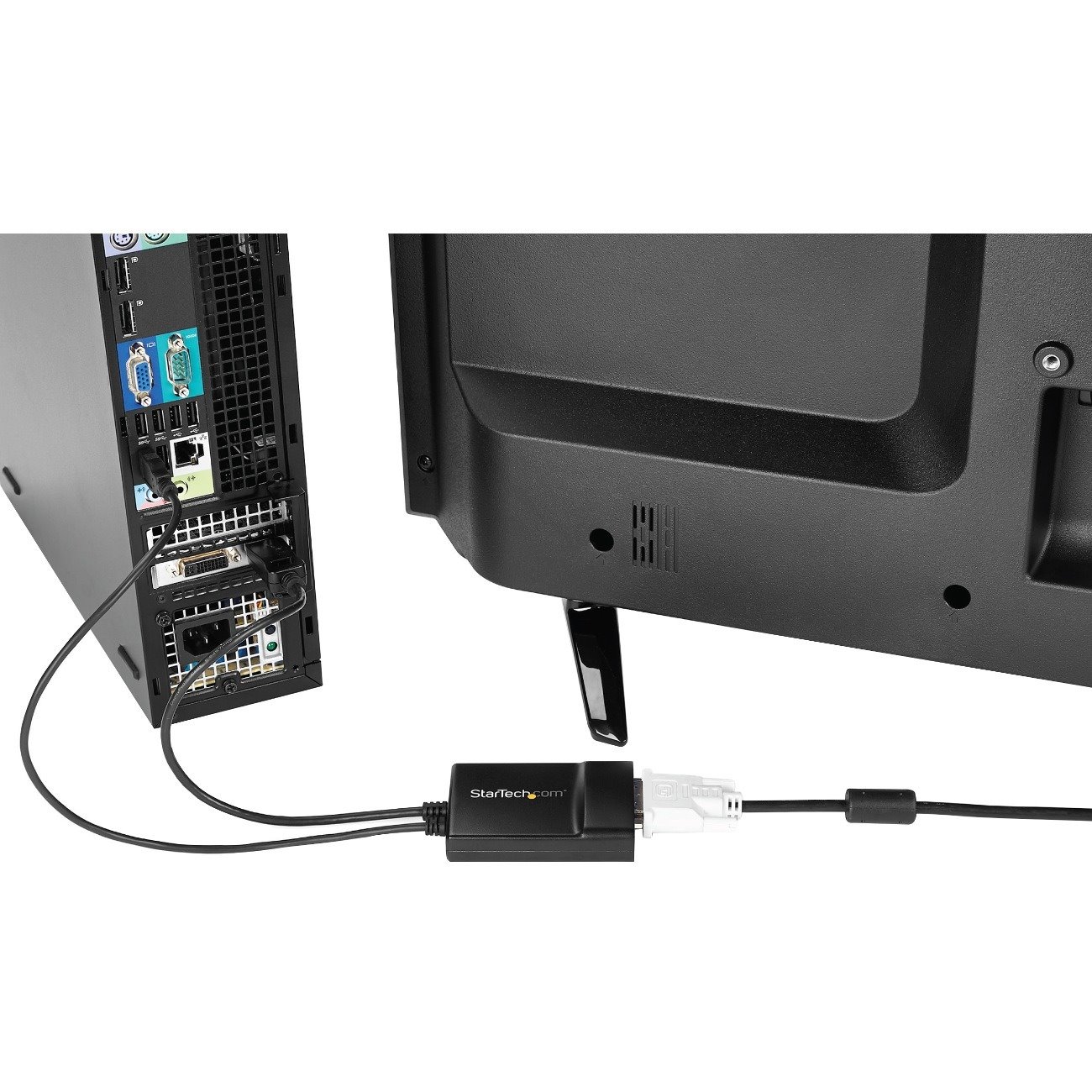 StarTech.com DisplayPort to DVI Dual Link Active Adapter, DisplayPort to DVI-D Adapter/Video Converter 2560x1600 60Hz, DP to DVI Adapter