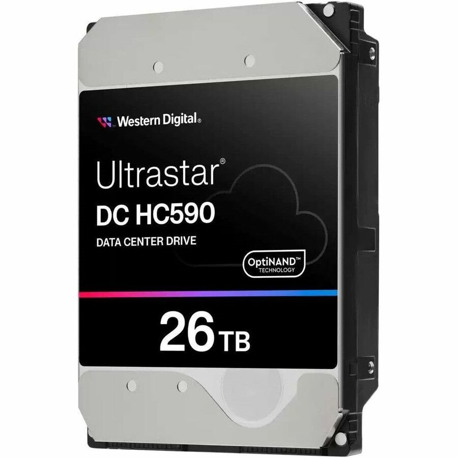 Western Digital Ultrastar DC HC500 WUH722626AL5204 26 TB Hard Drive - 3.5" Internal - SAS - Conventional Magnetic Recording (CMR) Method