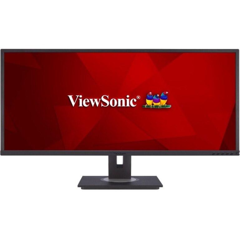 ViewSonic VG3448 34 Inch Ultra-Wide 21:9 WQHD Ergonomic Monitor with HDMI DisplayPort USB, 40 Degree Tilt and FreeSync for Home and Office