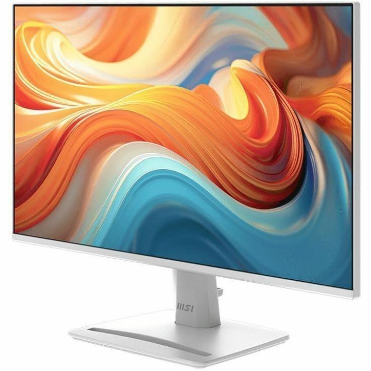 MSI PRO MP243W E14 - PRO MP243WE14 - Business Productivity Monitor White - 23.8" IPS FHD 144Hz Adaptive-Sync Display - HDMI - VGA