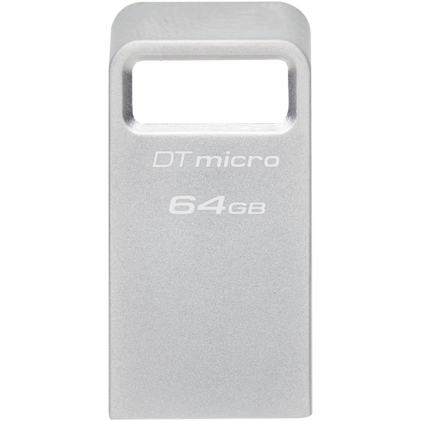 Kingston DataTraveler Micro DTMC3G2 64 GB USB 3.2 (Gen 1) Type A Flash Drive - Silver