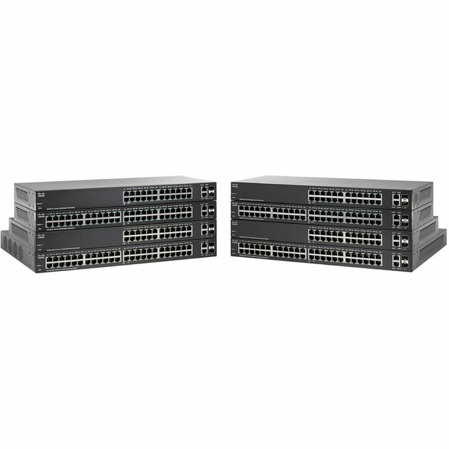 Cisco SF220-48P 48-Port 10/100 PoE Smart Plus Switch