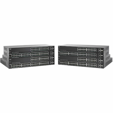 Cisco SF220-48P 48-Port 10/100 PoE Smart Plus Switch