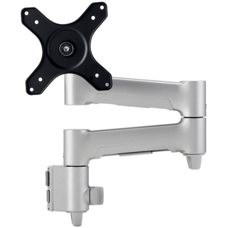 Atdec Modular Wall Mount for Flat Panel Display, Curved Screen Display - Silver