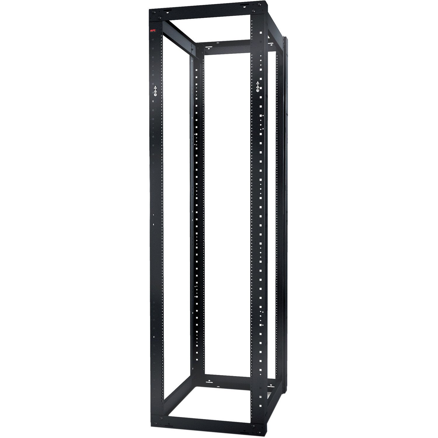 APC by Schneider Electric NetShelter 4 Post Open Frame Rack 44U #12-24 Threaded Holes