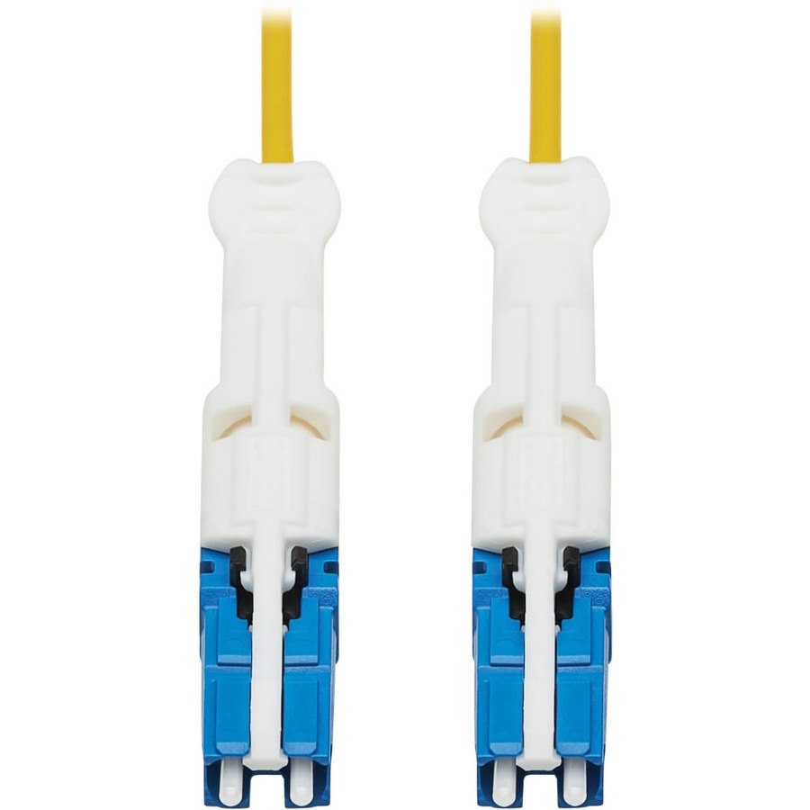 Eaton Tripp Lite Series 400G Duplex Singlemode 9/125 OS2 Fiber Optic Cable (CS-UPC/CS-UPC), Round LSZH Jacket, Yellow, 10 m