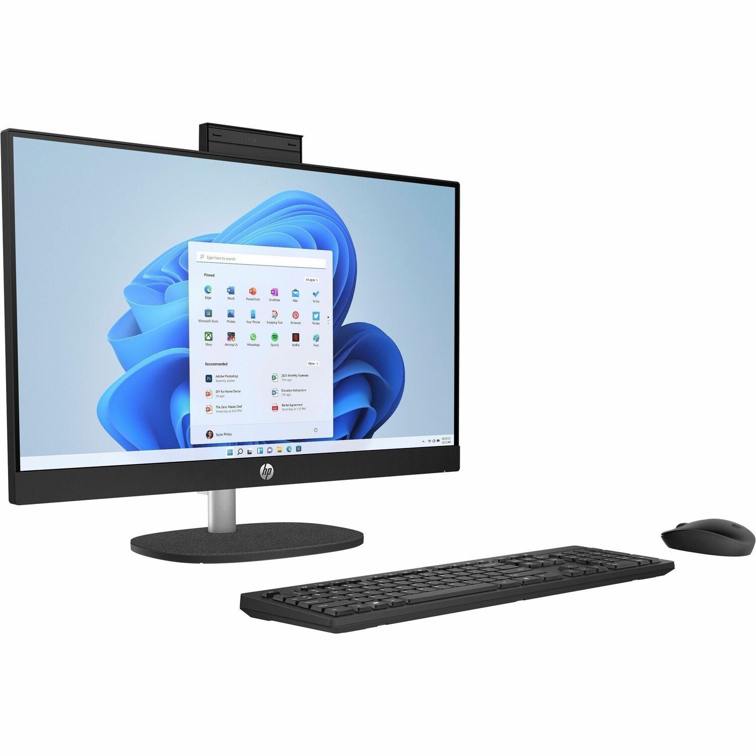 HP 24-cr1000i 24-cr1234na All-in-One Computer - Intel Core Ultra 5 125U - 16 GB - 512 GB SSD - 60.5 cm (23.8") Full HD - Desktop - Jet Black