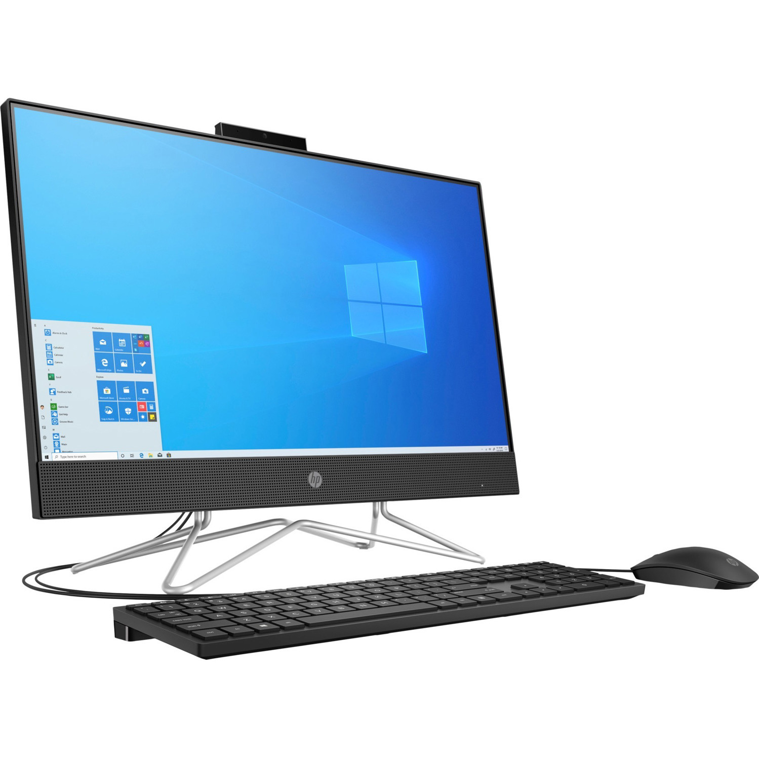HP 24-df1500la All-in-One Computer - Intel Core i5 11th Gen i5-1135G7 - 12 GB - 512 GB SSD - 23.8" Full HD - Desktop - Jet Black