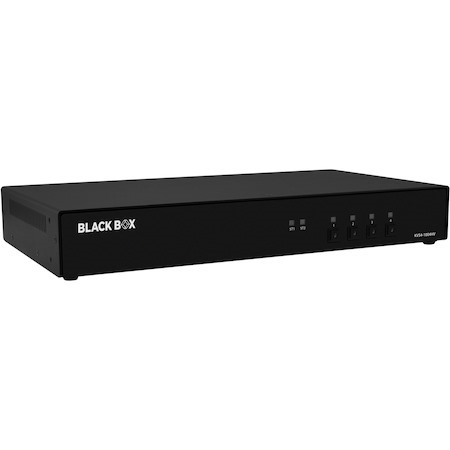 Black Box KVM Switch, NIAP 4.0 Certified - 4-Port, Single-Monitor, FlexPort HDMI/DisplayPort