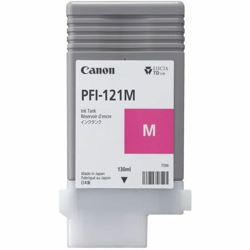 Canon LUCIA TD PFI-121M Original Inkjet Ink Cartridge - Magenta - 1 Pack