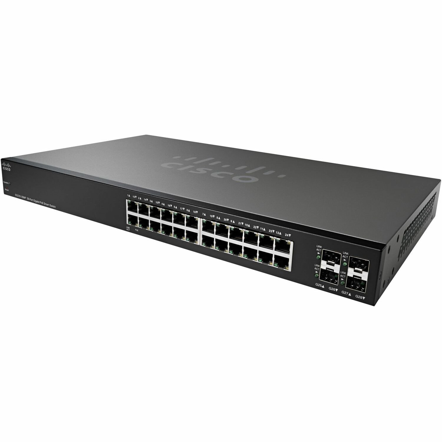 Cisco SG220-28MP 28-Port Gigabit PoE Smart Switch