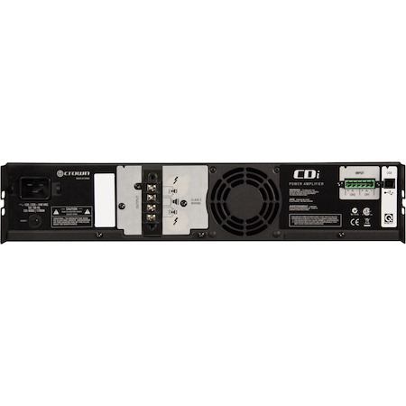 Crown CDi 6000 Amplifier - 4200 W RMS - 2 Channel - Black
