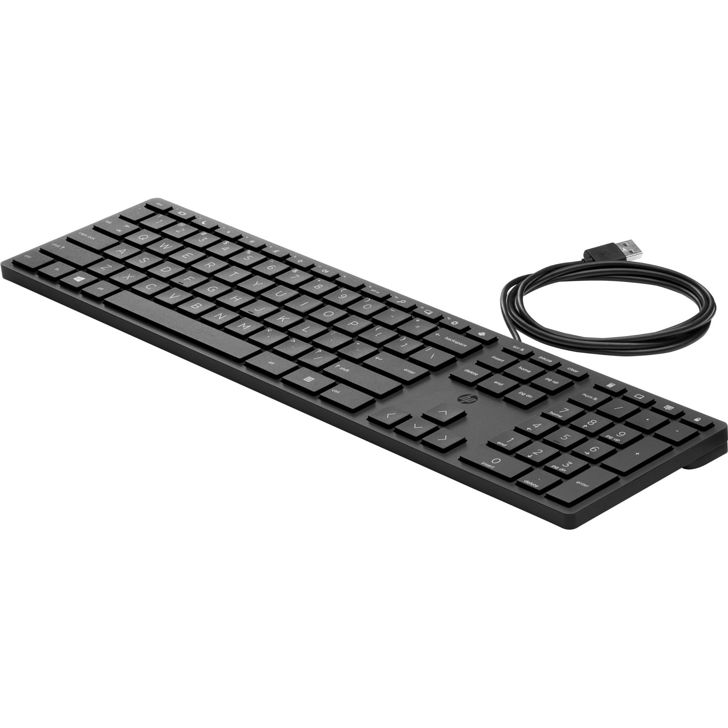 HP 320K Keyboard - Cable Connectivity - USB Interface - Swedish