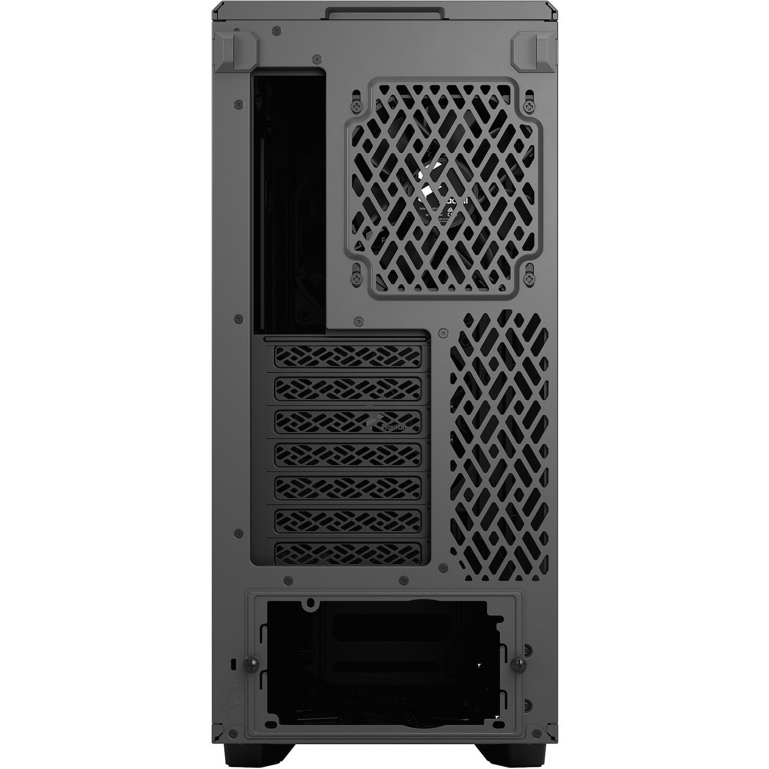 Fractal Design Meshify 2 Compact Computer Case - ATX Motherboard Supported - Mid-tower - Tempered Glass, Steel, Mesh - Grey