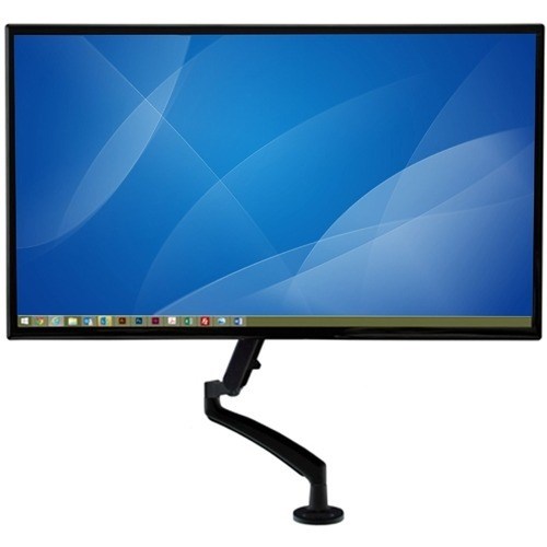 StarTech.com Desk Mount Monitor Arm, Slim Profile, For VESA Mount Monitors up to 34" (15.4lb/7kg), Adjustable Single Monitor Mount, Steel