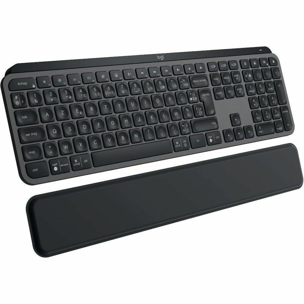 Logitech MX Keys S Toetsenbord - Compact - Draadloos Verbinding - USB Interface - Frans - AZERTY indeling - Grafiet