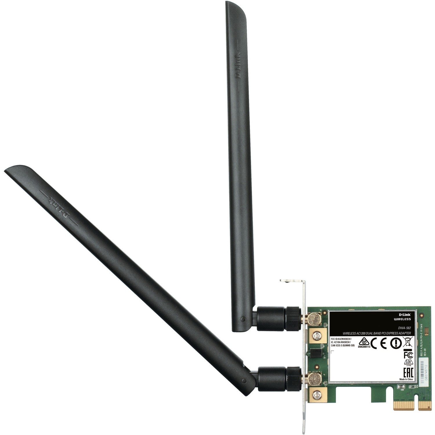 D-Link Wireless AC1200 Dual Band PCIe Desktop Adapter