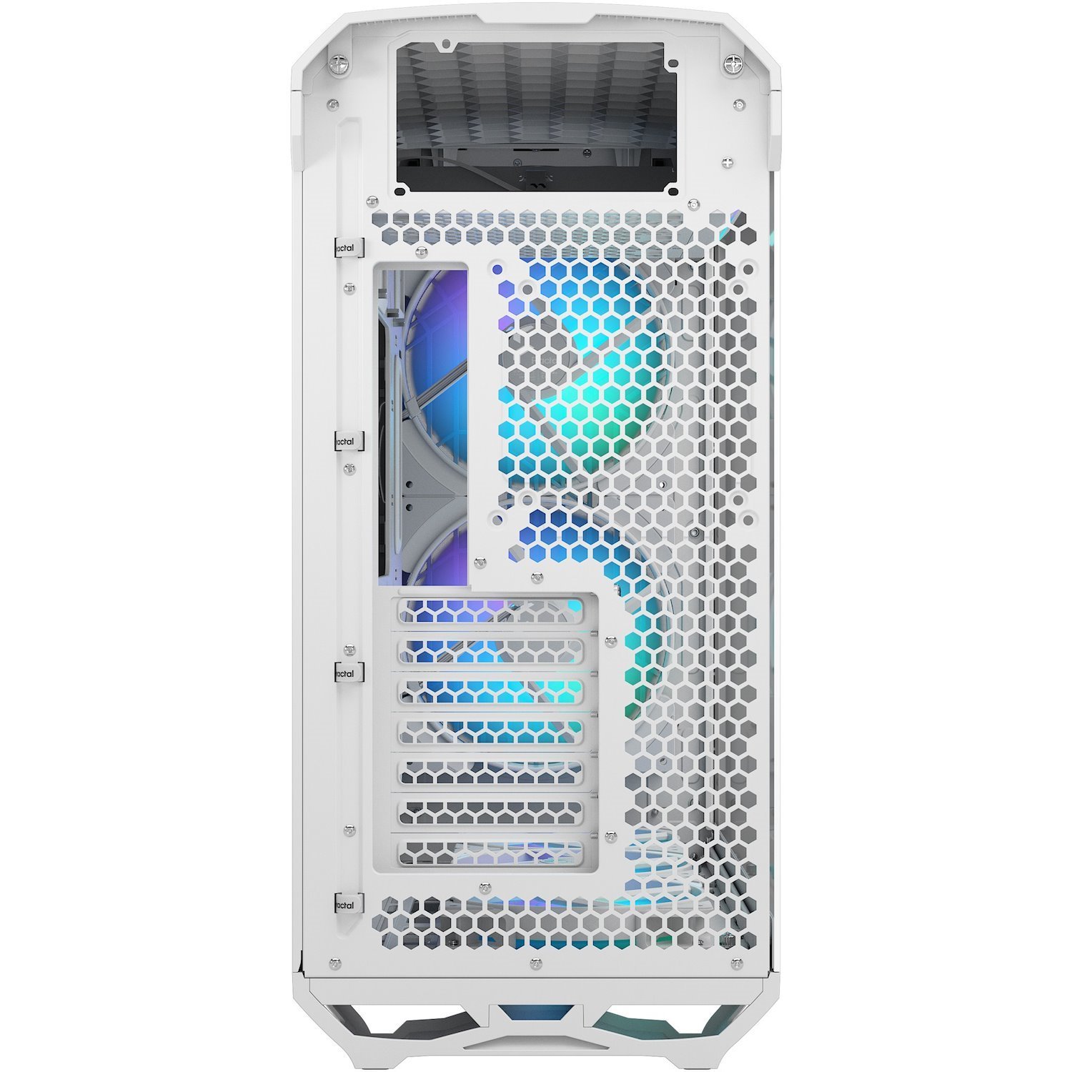 Fractal Design Torrent Computer Case - ATX Motherboard Supported - Tempered Glass, Steel - White, Clear, Tinted