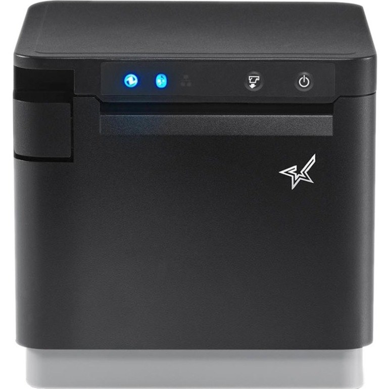 Star Micronics mC-Print3 MCP31LBNH BK E+U Desktop Direct Thermal Printer - Monochrome - Receipt Print - Ethernet - USB - USB Host - Bluetooth - EU, UK - With Cutter - Black