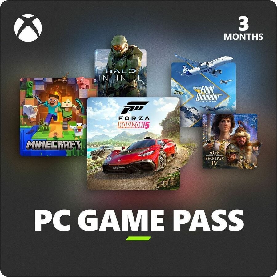 Microsoft PC Game Pass - Subscription License - 1 License - 3 Month