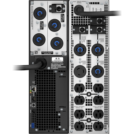 APC Smart-UPS SRT 5kVA, 208V, Tower w/o kit, 8x 5-20R, 4x L6-20R, 2x L6-30R, 1x L14-30R NEMA, w/transfo 208/240V to 120V