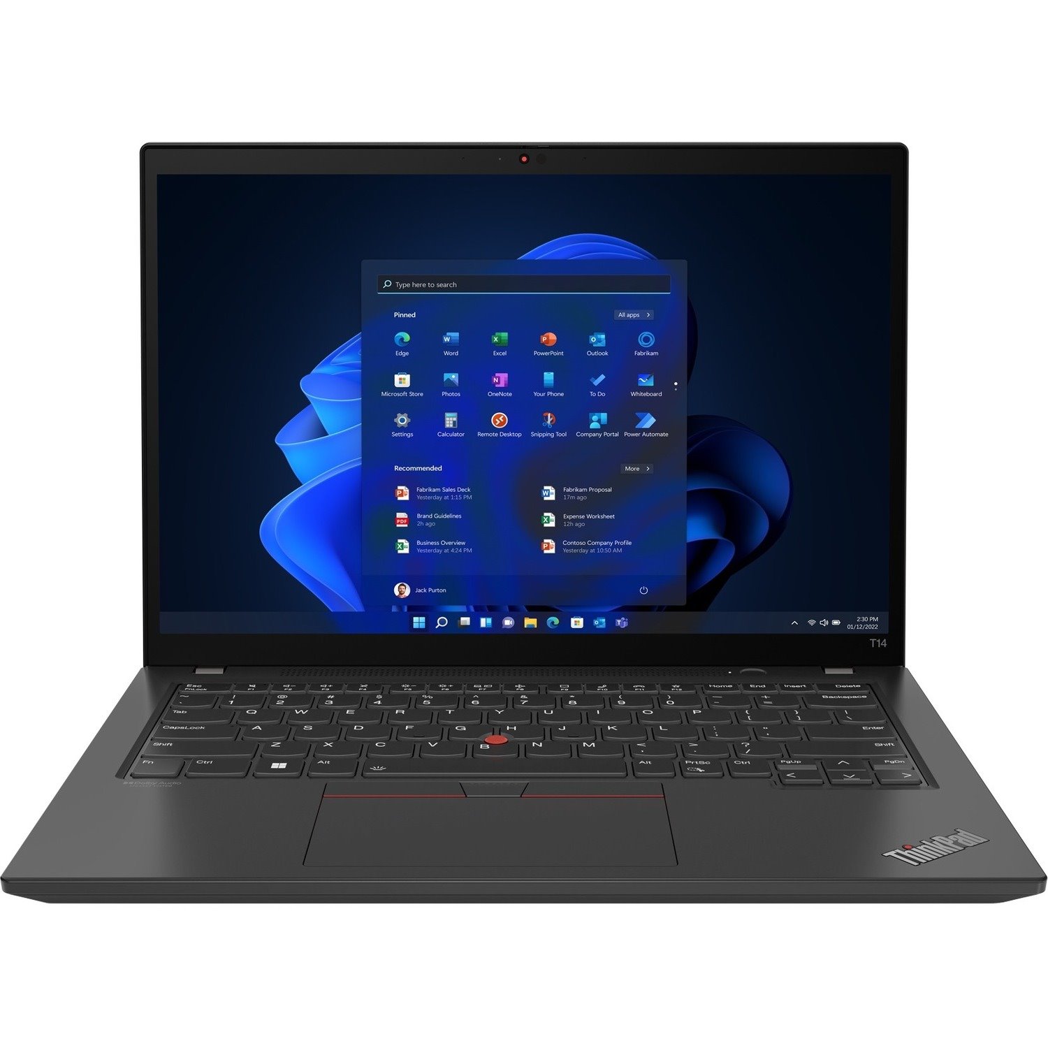 Lenovo ThinkPad T14 Gen 3 21AH00BQUS 14" Notebook - WUXGA - Intel Core i5 12th Gen i5-1235U - 16 GB - 256 GB SSD - English Keyboard - Thunder Black