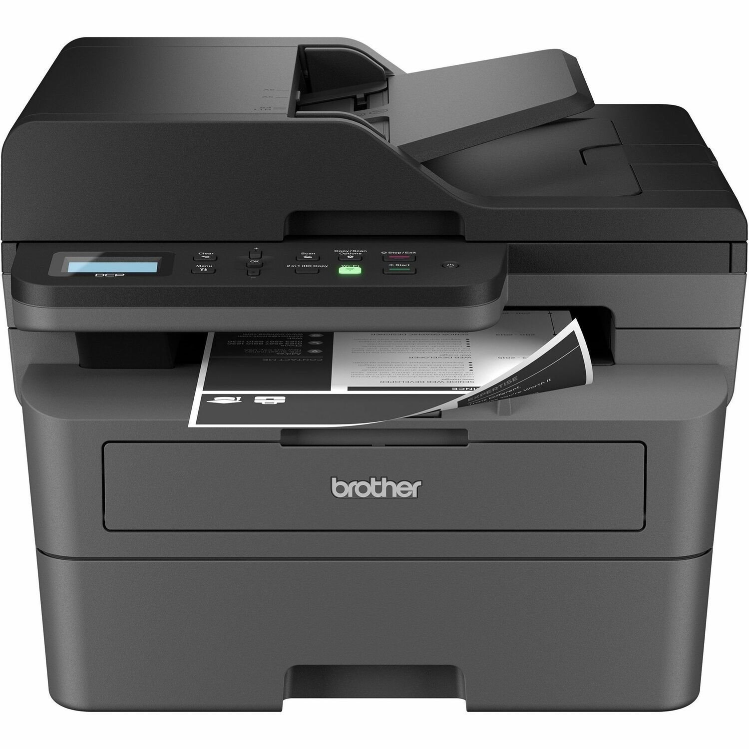 Brother DCP-L2640DW Wireless Laser Multifunction Printer - Monochrome - Grey