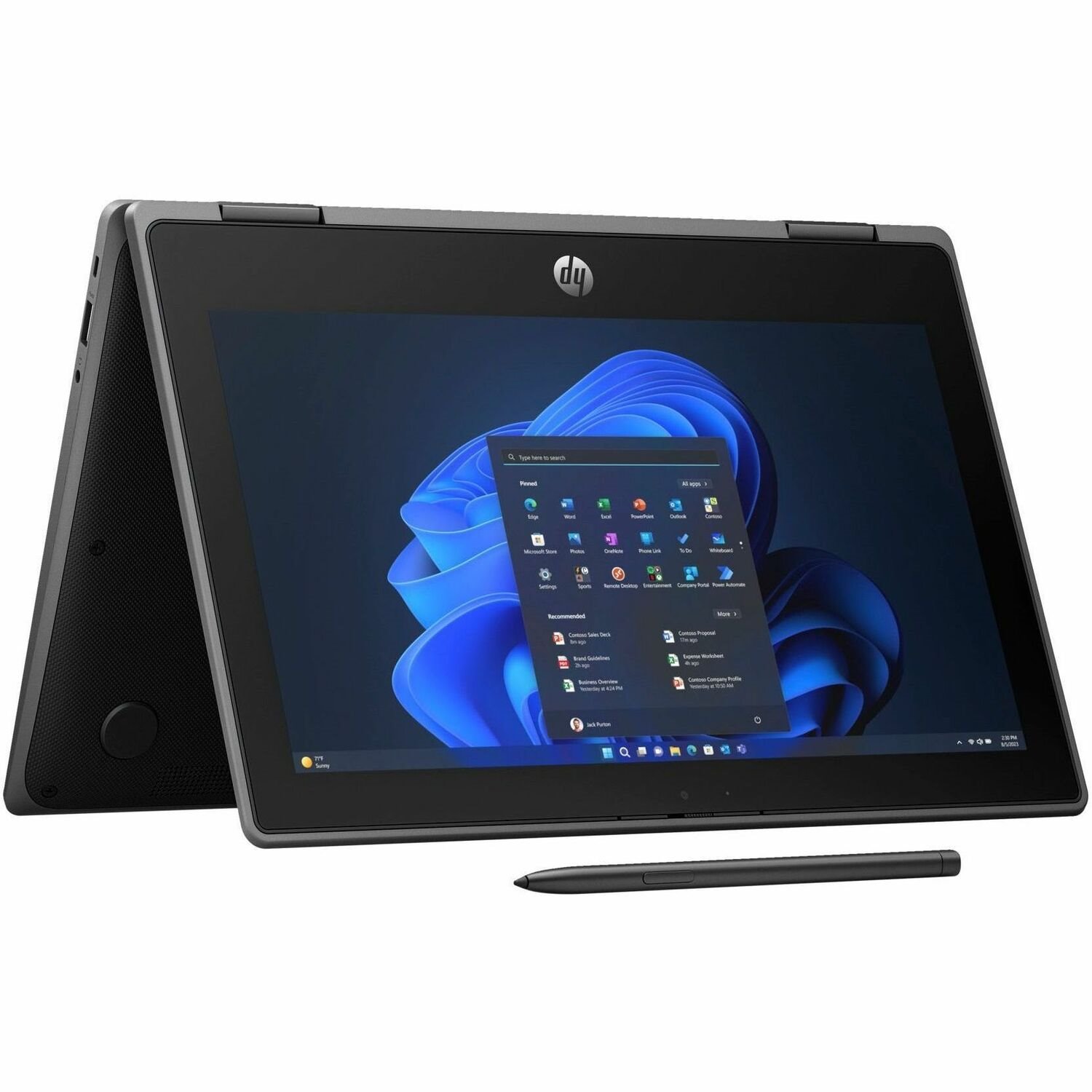 HP Pro x360 Fortis G11 11.6" Touchscreen Rugged Convertible 2 in 1 Notebook - HD - Intel N-Series N100 - 8 GB - 256 GB SSD - Smart Buy