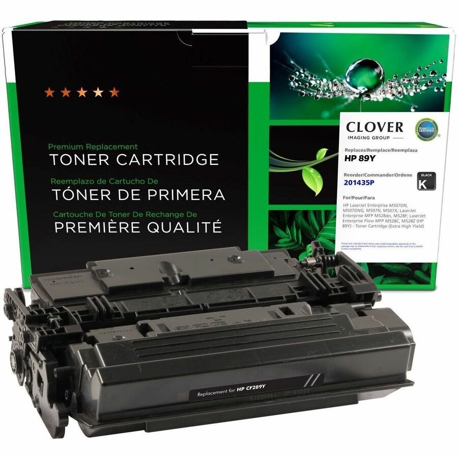 Clover Imaging Remanufactured Extra High Yield Toner Cartridge (New Chip) for HP 89Y (CF289Y)