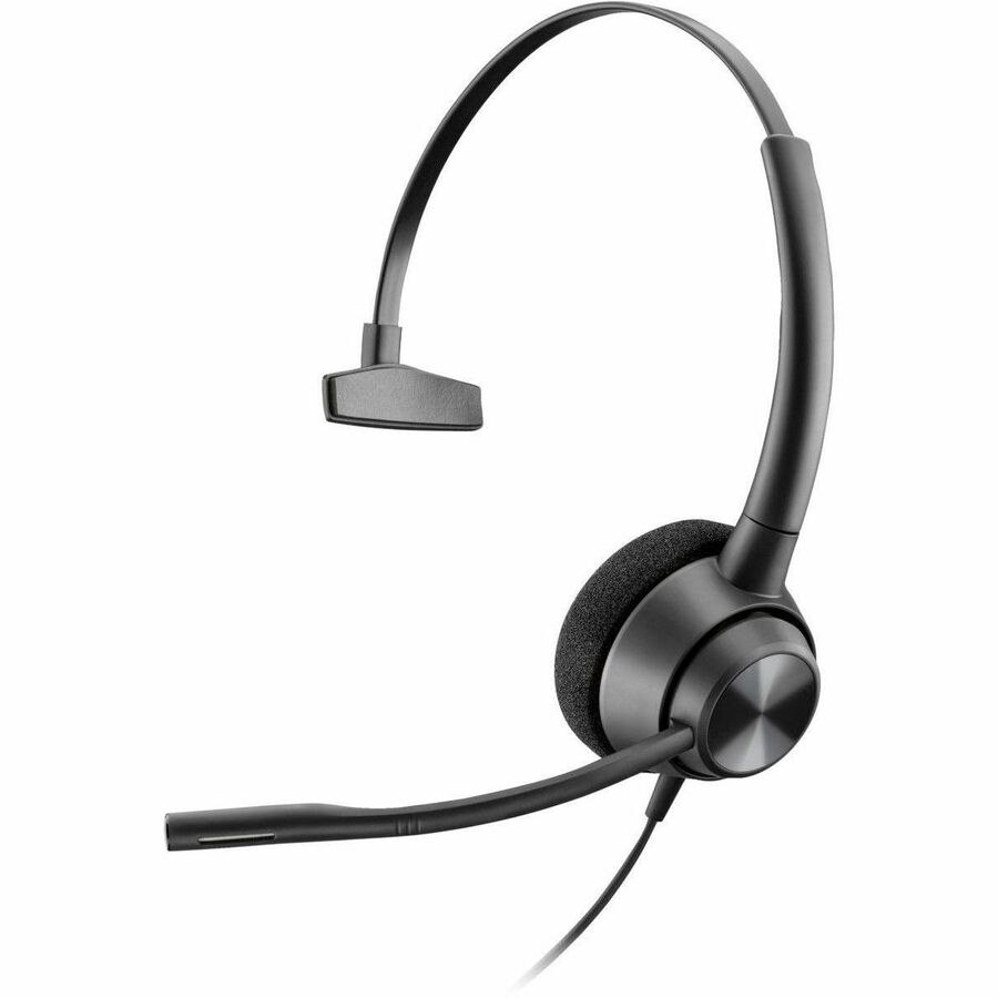 Poly EncorePro 310 Wired On-ear, Over-the-head Mono Headset - Black - TAA Compliant