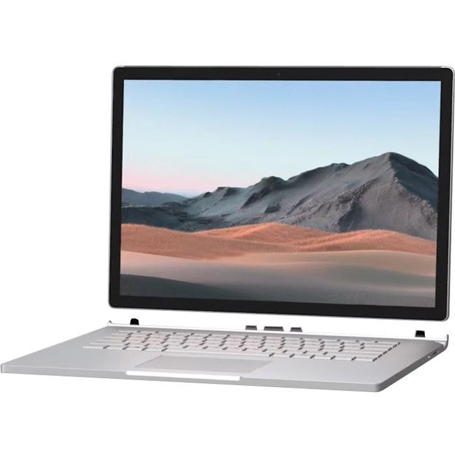 Microsoft- IMSourcing Surface Book 3 15" Touchscreen Detachable 2 in 1 Notebook - Intel Core i7 10th Gen i7-1065G7 - 16 GB - 256 GB SSD - Silver