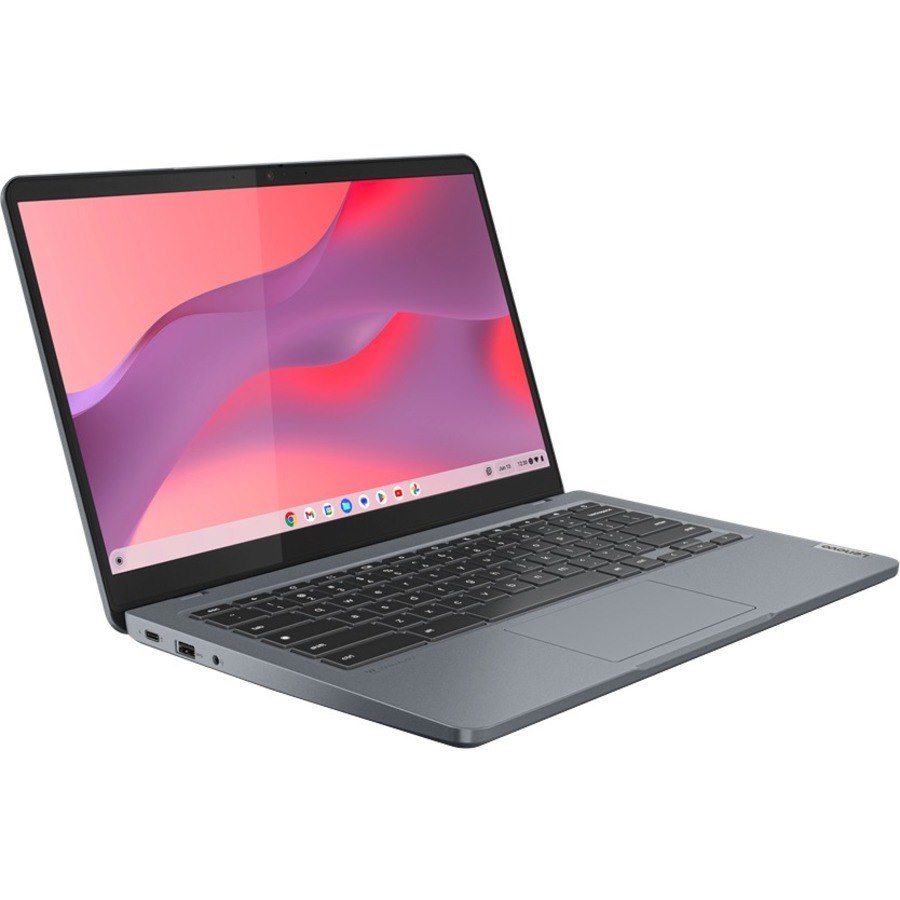 Lenovo IdeaPad Slim 3 Chrome 14IAN8 83BN0001US 14" Notebook - HD - Intel N-Series N100 - 4 GB - 64 GB Flash Memory - Storm Gray