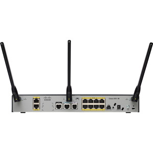 Cisco 891W Wi-Fi 4 IEEE 802.11n  Wireless Integrated Services Router - Refurbished