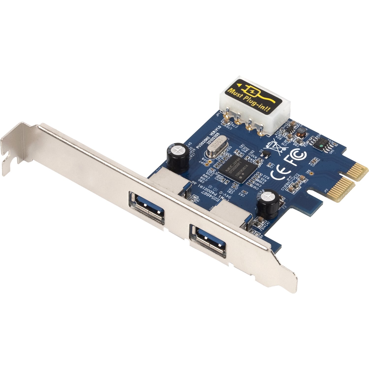 USRobotics USR808402 USB Adapter - PCI Express - 5 GB/s - Plug-in Card