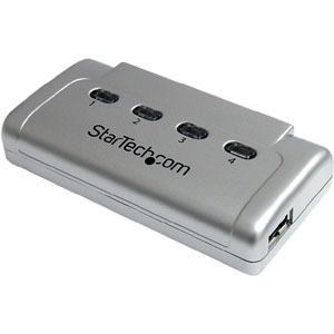StarTech.com 4-to-1 USB 2.0 Peripheral Sharing Switch